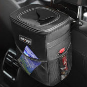 Amazon Prime Day: Car Trash Can with Lid & Storage Pockets $7.99 Shipped...