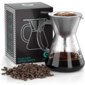 Coffee Gator 14 Oz Paperless Pour Over Drip Coffee Brewer Set $9.32 (Reg....