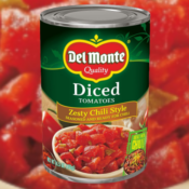 Del Monte Canned Diced Tomatoes Zesty Chili Style, 14.5 oz as low as $0.83...