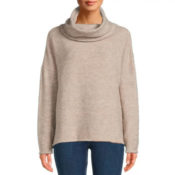 Cowl Neck Pullover Long Sleeve Sweater $12.86 (Reg. $19.98) - 9 Colors,...