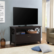 Add A Little Style To Your Room With This Easyfashion X Shape TV Stand...