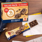 FOUR Boxes of 10-Pack Fiber One Oats & Chocolate Chewy Granola Bars...