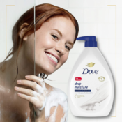 FOUR Bottles Dove Deep Moisture Body Wash, 34oz as low as $5.97 EACH After...