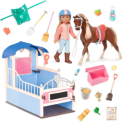 Glitter Girls 14″ Equestrian Doll & Horse Toy Bundle $49.99 Shipped...