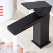 Bring Contemporary Style To Your Home With This Matte Black Single Handle...