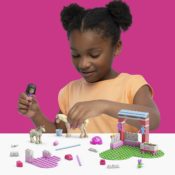 Mega Barbie Pets Horse Toy Building Set  $7.99 (Reg. $11) - With Micro-Doll,...