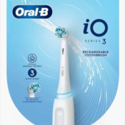 Oral-B iO Series 3 Electric Toothbrush with 2 Brush Heads, Rechargeable,...