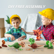 Save 40% on Kids Dinosaur Building Set $9.99 After Code + Coupon (Reg....