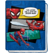 Spider-Man Silk Touch Sherpa Throw Blanket, 40