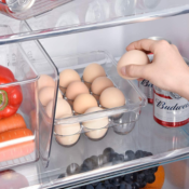 Keep Eggs Organized And Safe with this Stackable Egg Holder $8.39 After...