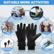 TWO Pairs Winter Snow Ski Gloves $8.07 EACH After Coupon (Reg. $25) - Waterproof...
