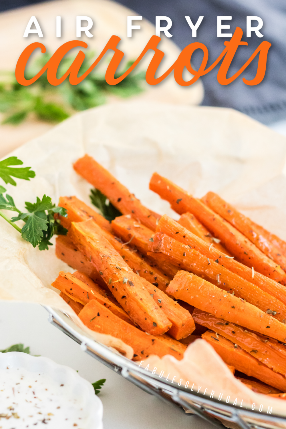 air fryer carrot fries