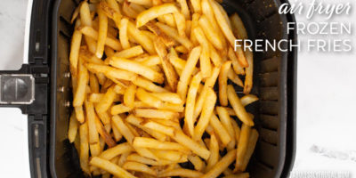 air fryer frozen french fries
