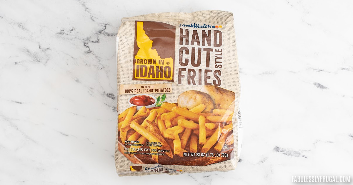 air fryer french fries from frozen bag