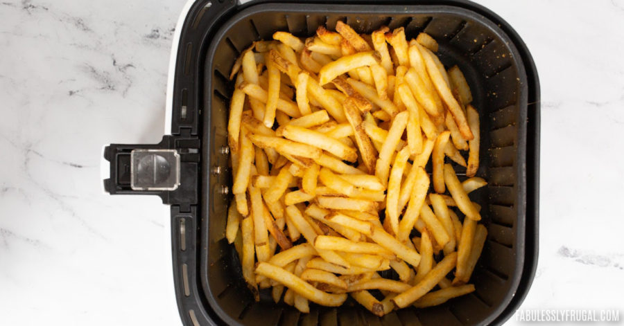 Air Fryer Frozen French Fries - Fabulessly Frugal