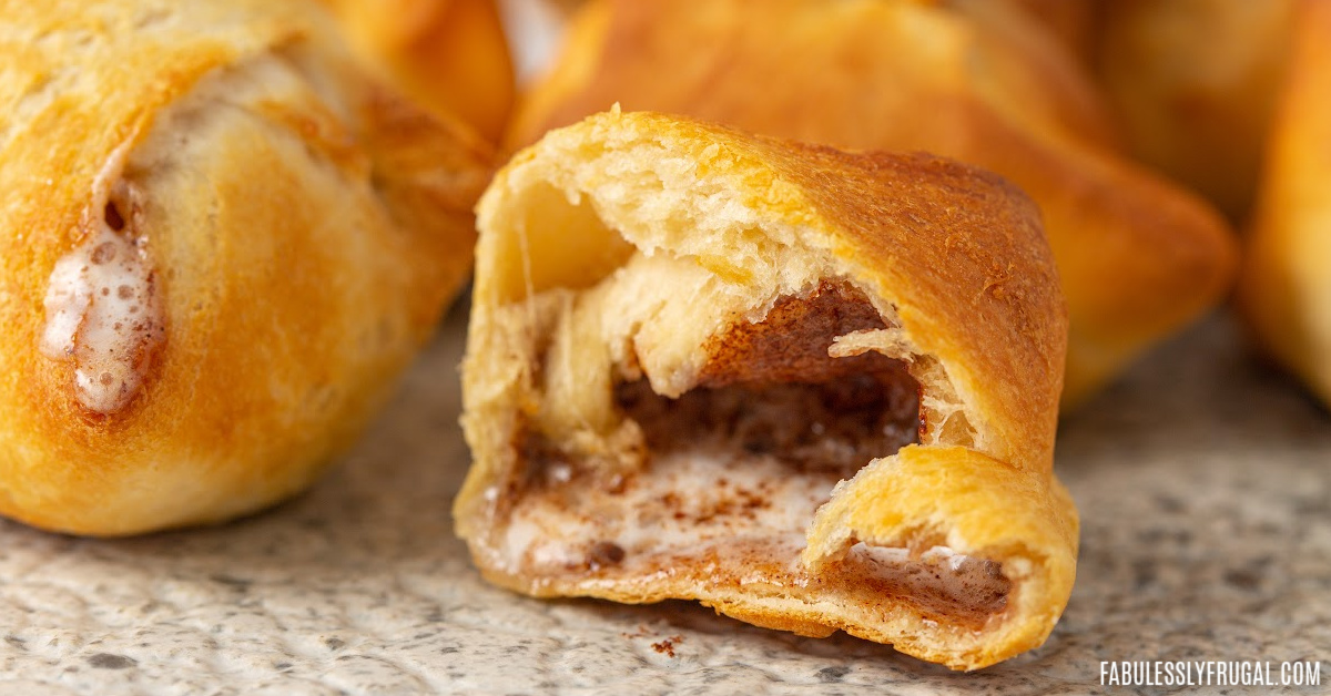 empty coffin buns in the air fryer