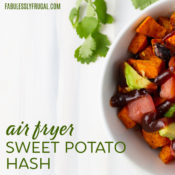 sweet potato bowl in the air fryer