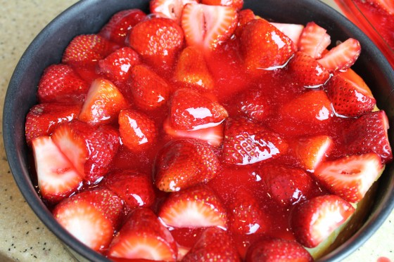 Strawberry topping for cheesecake
