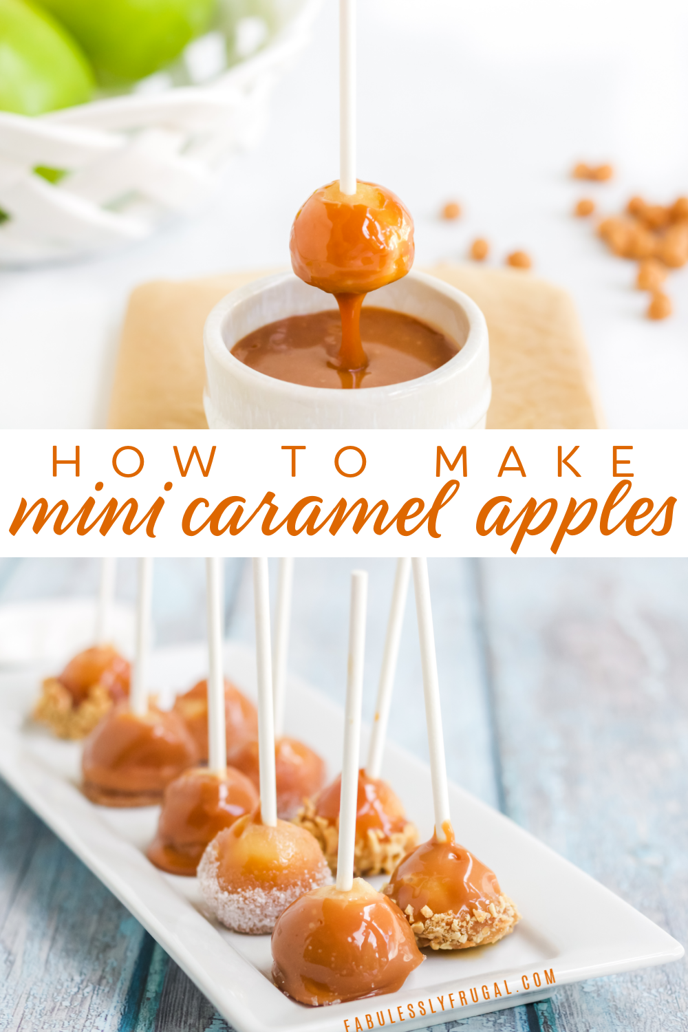 easy mini caramel apples