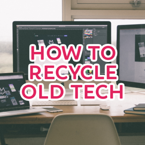 If you have old tech you want to get rid of, there are so many safe and free places you can take it too