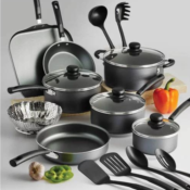 18-Piece Tramontina Primaware Non-Stick Cookware Set $39.97 Shipped Free...