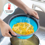 2-Pieces Collapsible Colander Drain Baskets $11.99 After Code (Reg. $23.99)...