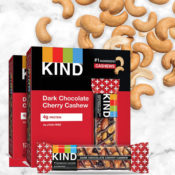24-Count KIND Nut Bars, Dark Chocolate Cherry Cashew $19.06 (Reg. $28.44)...