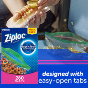 280-Count Ziploc Snack Bags for On the Go Freshness as low as $6.04 After...