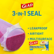 280 Sq. Ft. Glad Press’n Seal Food Wrap $7.58 (Reg. $10) - $0.03 per...
