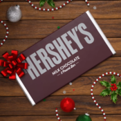 3-Lb HERSHEY'S Milk Chocolate Holiday Candy Bar $19.98 - FAB Stocking Stuffer!