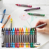 32-Count Amazon Basics Jumbo Assorted Color Crayons $6.31 (Reg. $14.45)...