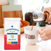 32-Oz Bag Cameron's Coffee Roasted Ground Coffee, Vanilla Hazelnut as low...