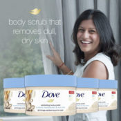 4-Pack Dove Exfoliating Body Polish Scrub, Macadamia & Rice Milk as low...