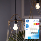 4-Pack GE Soft White LED Light Bulbs $8.98 - $2.25 Each! 13 Year Life!