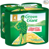 FOUR 4-Pack Green Giant Cream Style Sweet Corn Cans as low as $7.93 EACH...