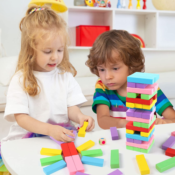 48-Piece Wooden Building Blocks Stacking Game $14.99 (Reg. $16) - LOWEST...