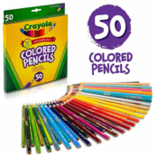 50-Count Crayola Colored Pencils $6.77 (Reg. $12.89) - $0.14/ Pencil!