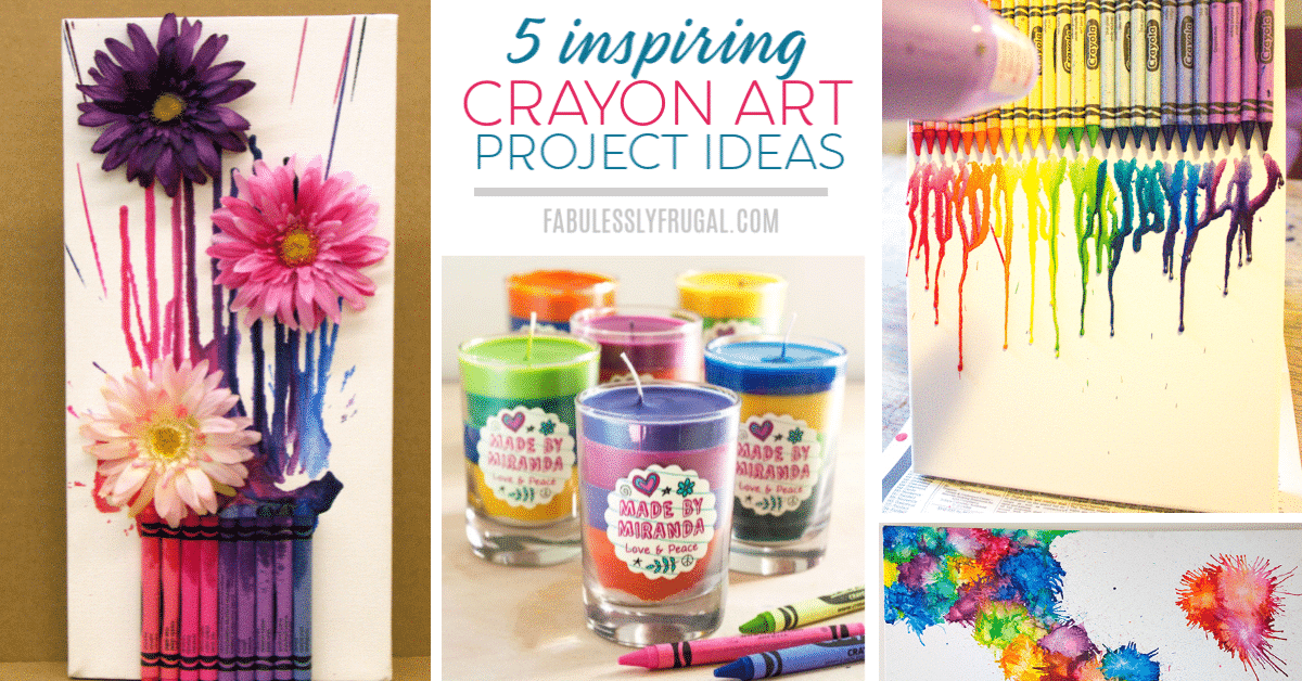 Crayon art projects