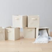 Amazon Black Friday! 6-Pack Amazon Basics Collapsible Fabric Storage Cubes...