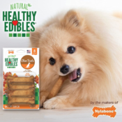 8-Count Nylabone Healthy Edibles All-Natural Long Lasting Dog Chew Treats...
