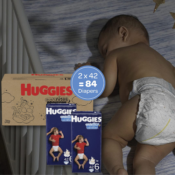 84-Count Huggies Overnites Nighttime Baby Diapers Size 6 (35+ lbs) as low...