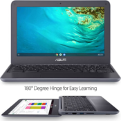 ASUS 11.6-Inch HD Chromebook Rugged & Spill Resistant Laptop, 4GB RAM,...