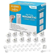 Adhesive Magnetic Cabinet Locks $18.79 After Code + Coupon (Reg. $50) +...