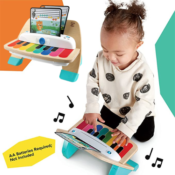 Baby Einstein and Hape Magic Touch Piano Wooden Musical Toddler Toy $15...