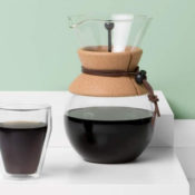 Bodum 8-Cup Pour Over Coffee Maker with Permanent Filter $18.50 (Reg. $30)...