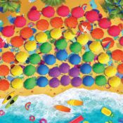 TWO Buffalo Games Rainbow Umbrellas 300-Piece Jigsaw Puzzles $3.75 EACH...