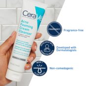 CeraVe Acne Foaming Cream Cleanser, 5 oz as low as $8.67 After Coupon (Reg....