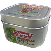 Coleman Scented Outdoor Citronella Candle with Wooden Crackle Wick, 6 oz...