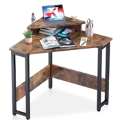 Today Only! Computer Desk with Monitor Stand for Small Space $79.99 Shipped...