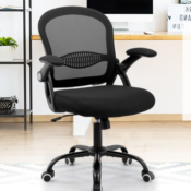 Ergonomic Mesh Office Chair with Lumbar Support $57.99 After Code + Coupon...